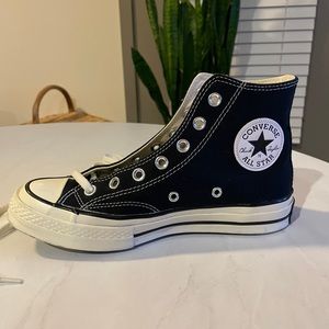 Chuck 70s Hi-Top in Black, Women’s 7.5, Men’s 5.5